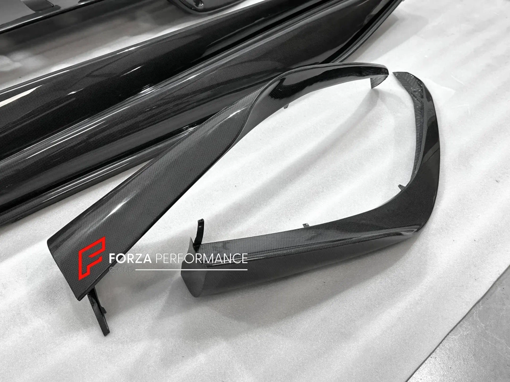 Карбоновая губа переднего бампера на замену для Ferrari 296 GTS GTB Феррари