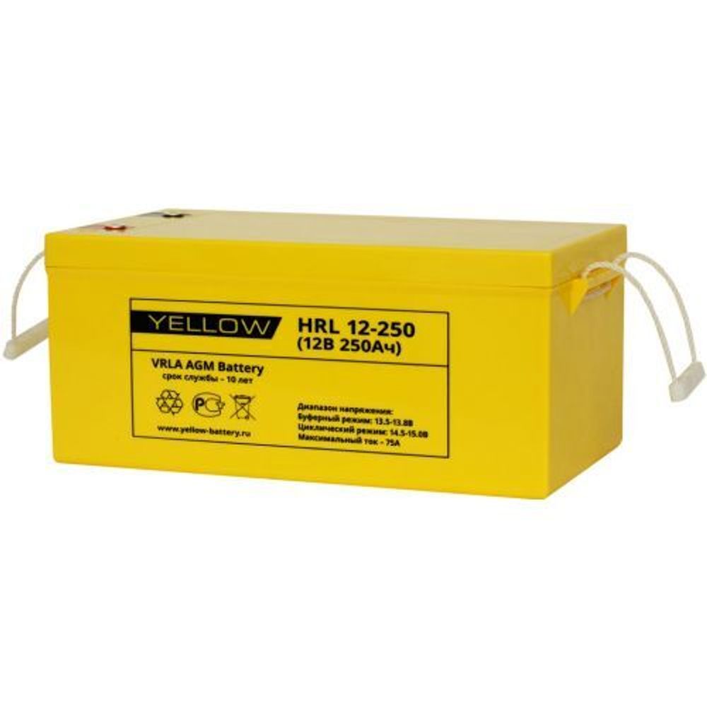 Аккумулятор YELLOW HRL 12-250