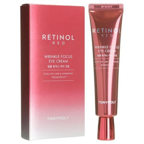 Крем для век антивозрастной с ретинолом и пептидами TonyMoly Red Retinol Wrinkle Focus Eye Cream, 30мл