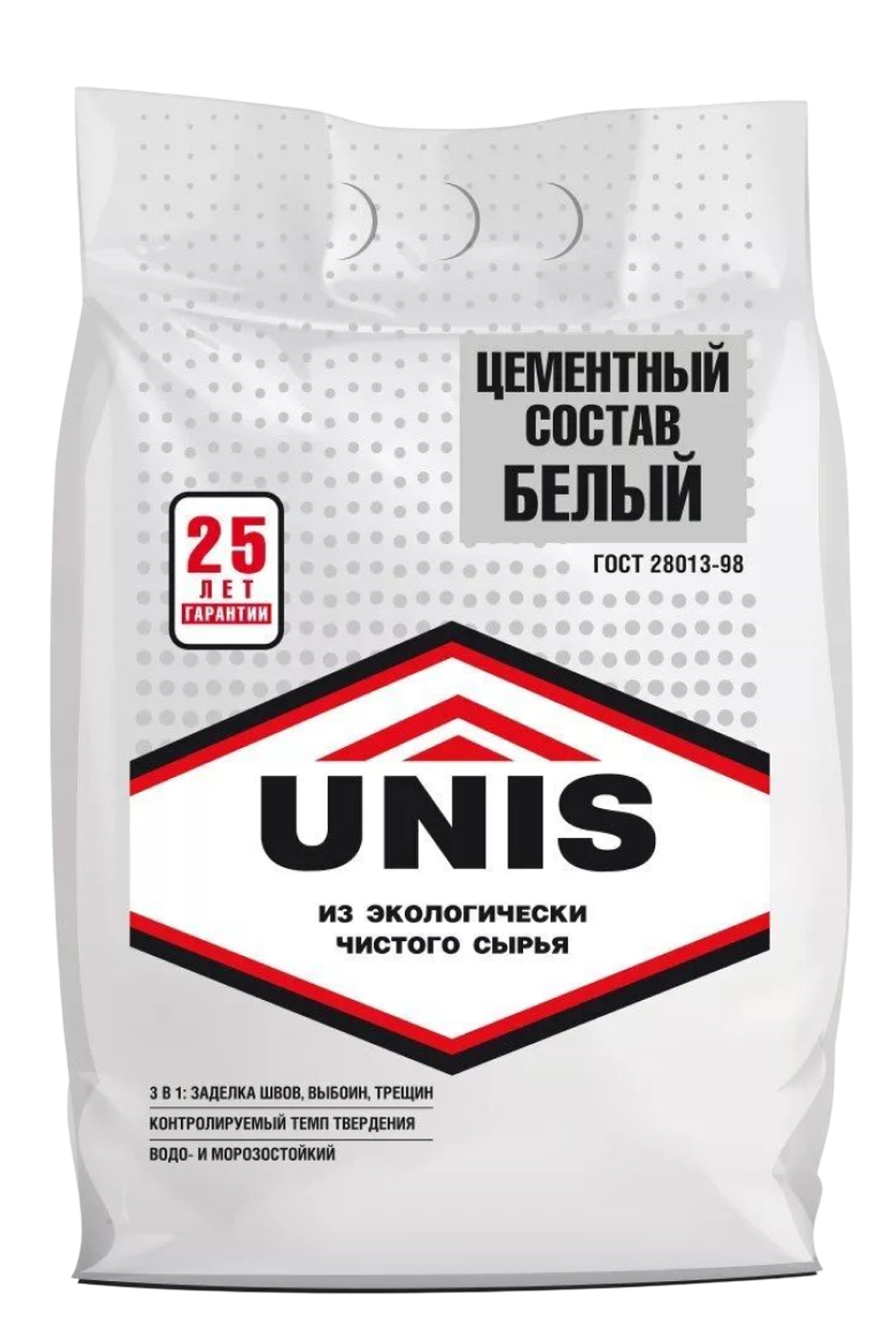 Цементный состав белый Unis 5 кг