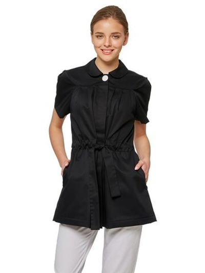 Куртка медицинская женская Dr. Nice на пуговицах с коротким рукавом, белый, 52