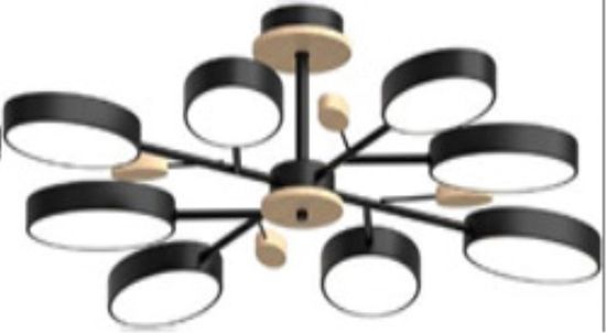 Потолочный cветильник LED4U L3221-850 BK