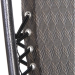 Шезлонг (кресло) 177*64*113см «Уют» с подголовником, 2 положения, коричневый ДоброСад