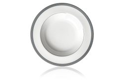 Тарелка суповая 24.7см Noritake Богарт платиновая