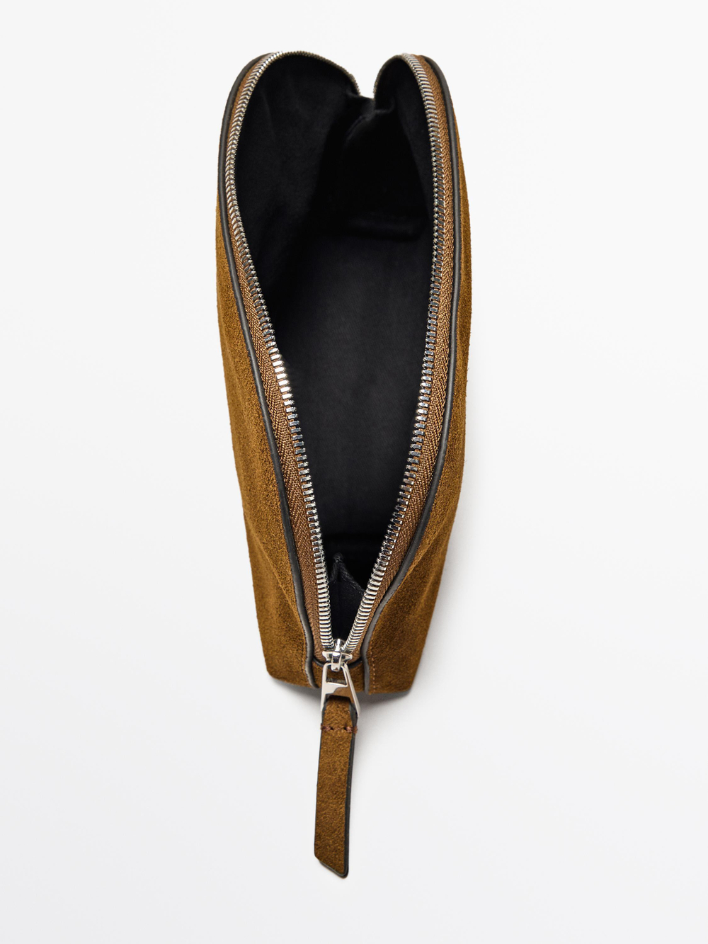 Massimo Dutti Замшевый несессер, золотой