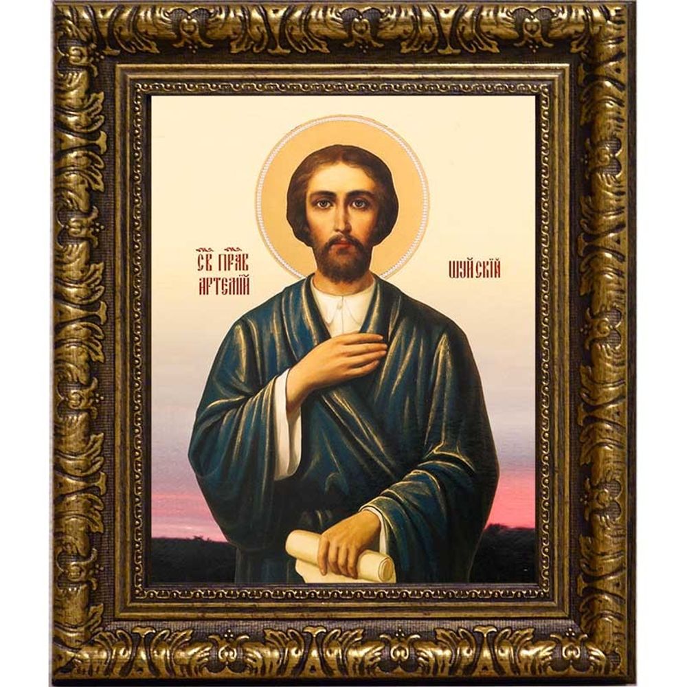 Артемий Шуйский, Владимирский праведный. Икона на холсте.