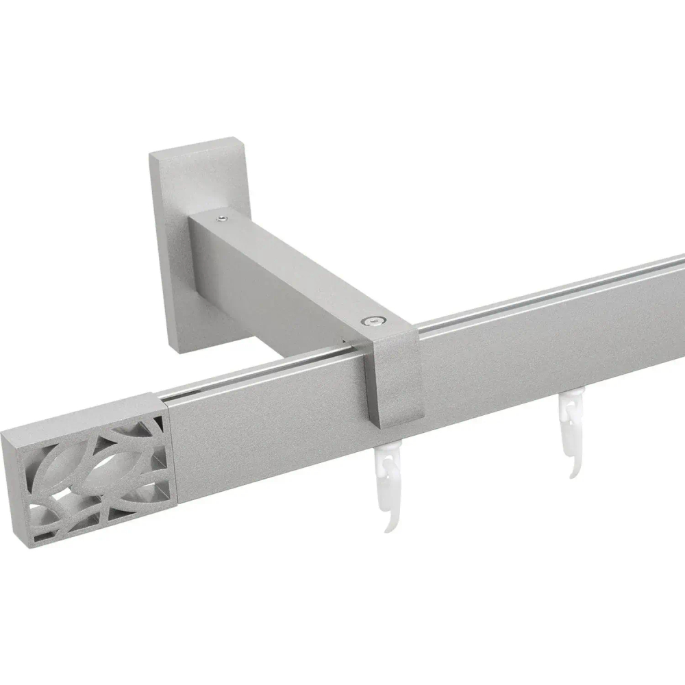 Карниз SKR для штор однорядный Хай Тек, Твист, сатин, 200 см