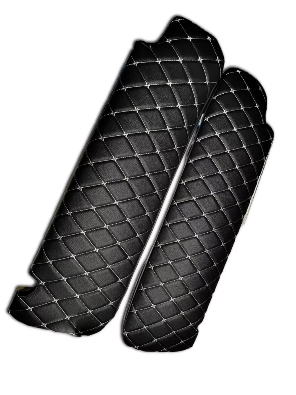 Чехлы на козырьки Газель Next и Газон Next (белая Бабочка)