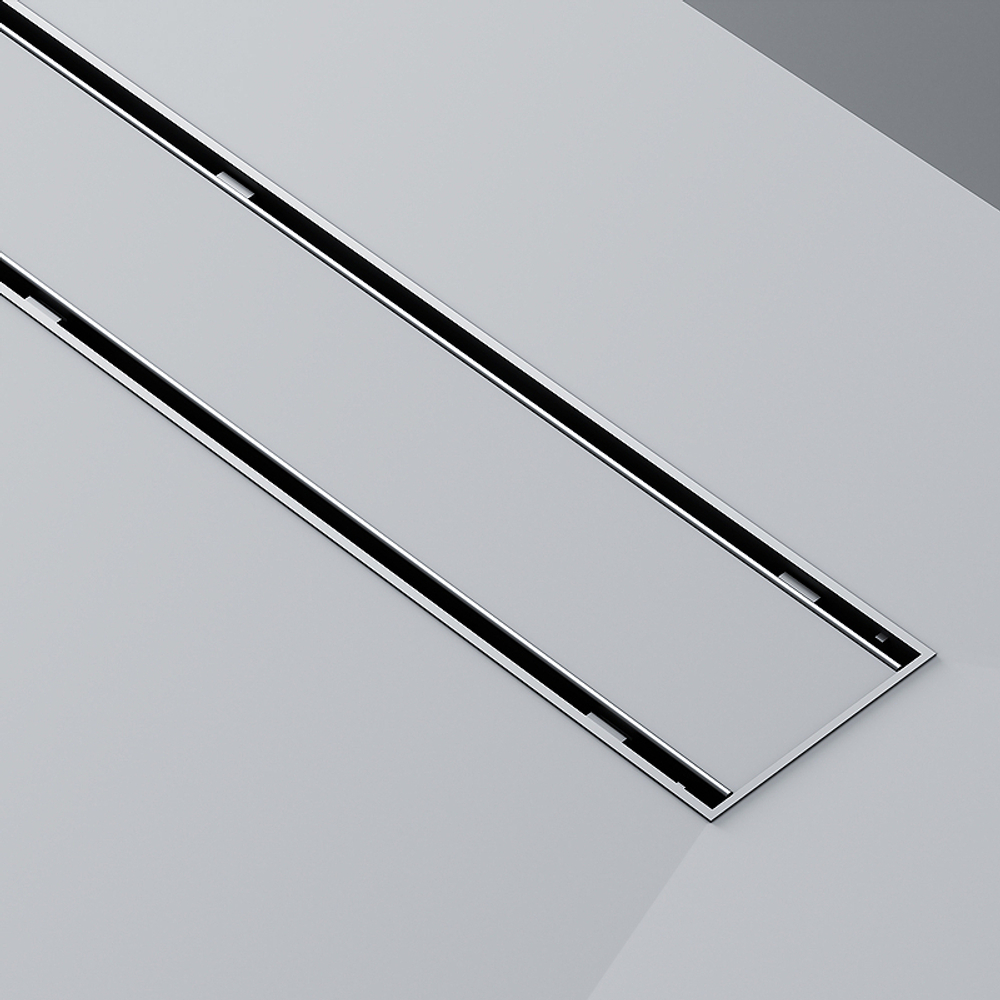 Душевой лоток AM.PM PrimeFlow 90 W02SC-U11-090-04SB с решеткой Хром матовый / под плитку Tile