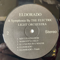 Винтажная виниловая пластинка LP ELO Electric Light Orchestra Eldorado (Россия 1993)