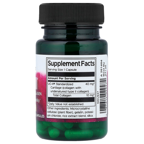 Swanson, UC-II®, стандартизованный коллаген, 60 капсул