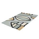 Ковер шерстяной ручной работы с принтом "Гармония тайги", 200х280 см