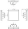Donel R98 METAL латунь накладка для розетки Schuko с с крышкой, 16A 250 В~, серия DA