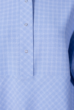 Блузка женская 3726ЛП, клетка #259Клб093726ЛП