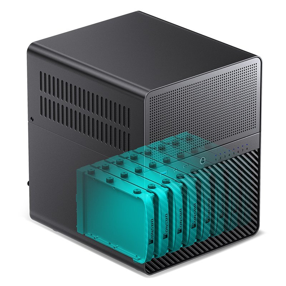 Корпус JONSBO N3, ITX, черный (без БП)