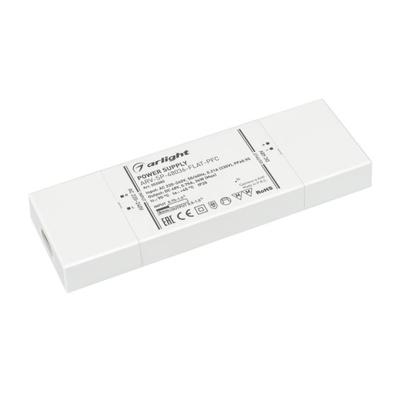 Блок питания Arlight ARV-SP-48036-FLAT-PFC (48V, 0.75A, 36W) 052080