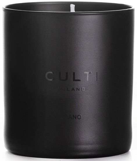Ebano Black, ароматическая свеча Black Label collection, Culti Milano