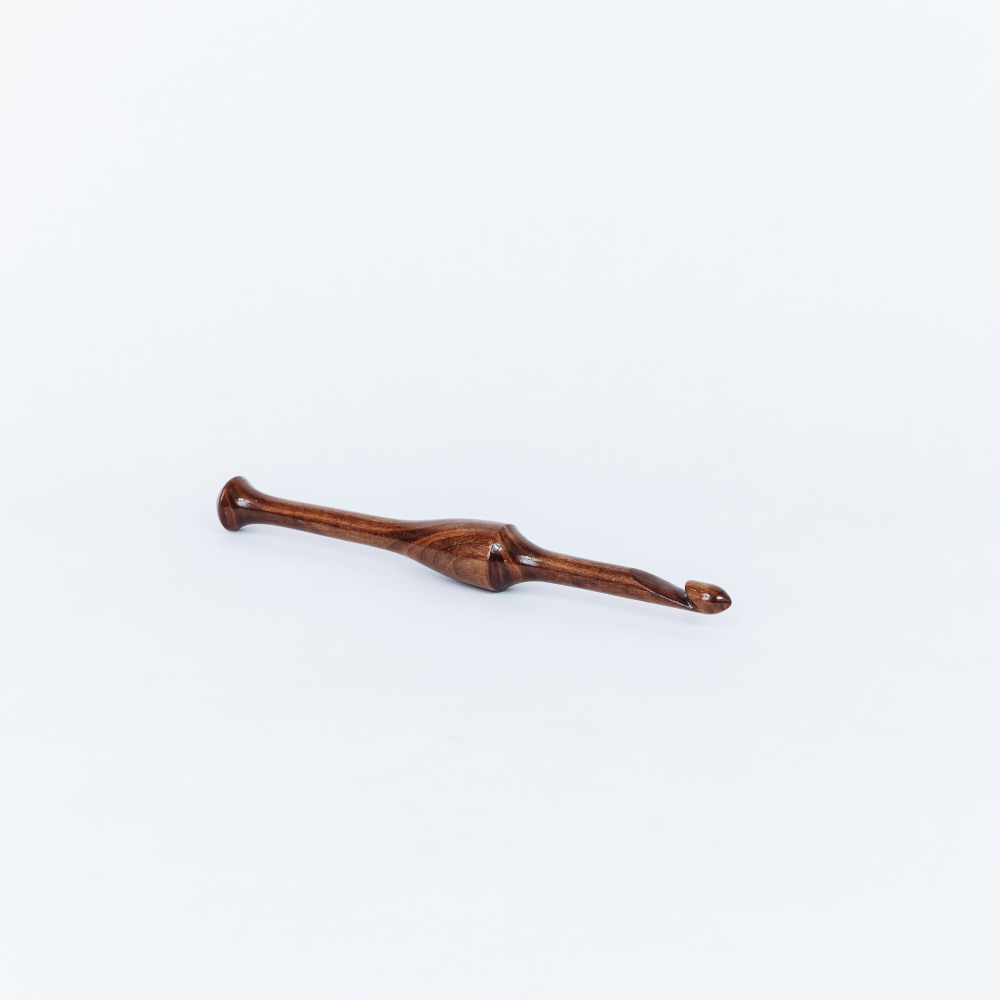 Деревянный крючок для вязания из древесины вишни 7 мм. K227