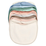 Green Sprouts, Слюнявчики на каждый день Stay-Dry, для детей от 3 до 12 месяцев, разноцветные, 10 шт.