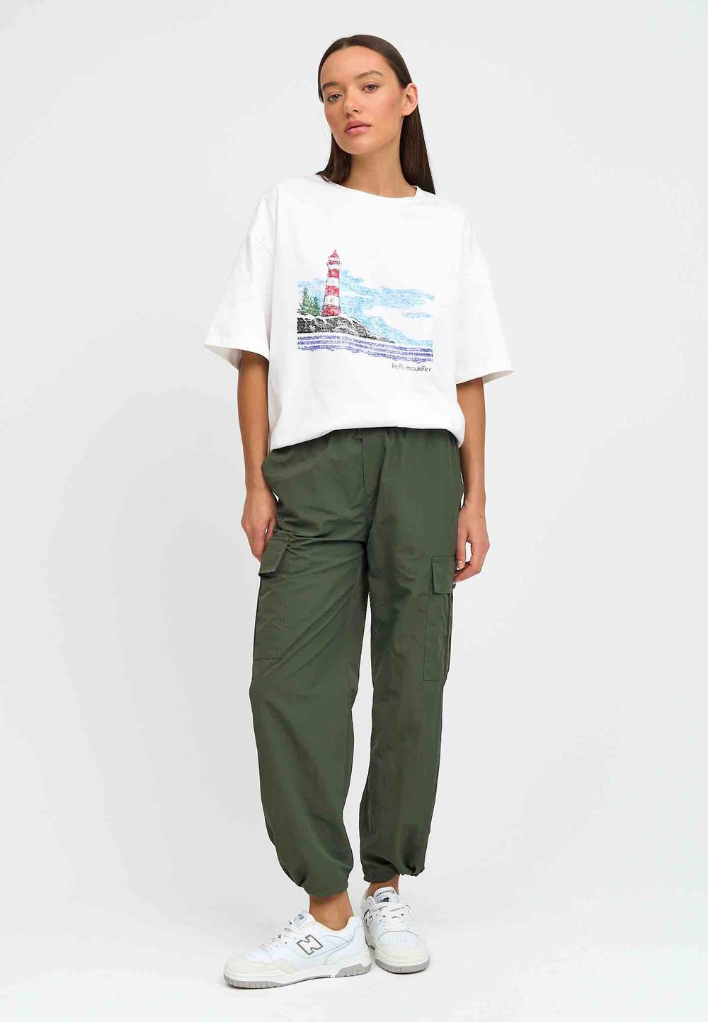 Футболка Kefirmaykifer Маяк белая