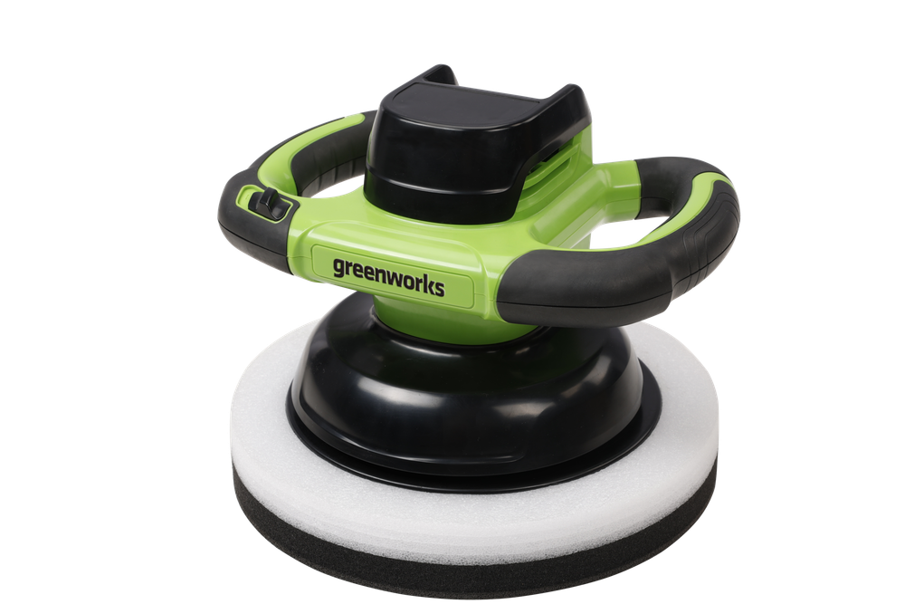 Полировальная машина аккумуляторная Greenworks G24BU10, 3502107,24 В, без АКБ и ЗУ