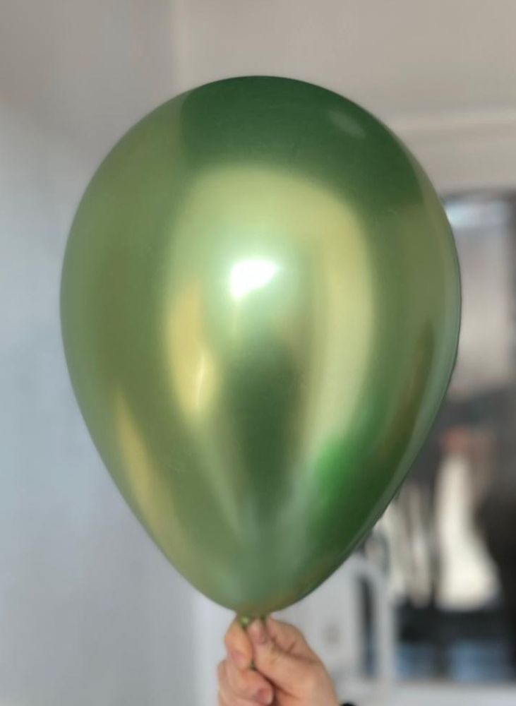 Воздушный шар хром оливковый ПАЛИТРА №4050