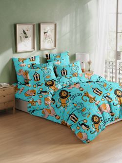 Пододеяльник бязь Сказка "Цирк" 1,5-спальный на молнии 145x205 см