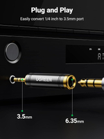Переходник Audio 3.5mm - Audio 6.35mm UGREEN 60711