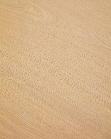 Круглый стол Indara из шпона и каучукового дерева с натуральной отделкой Ø100 Испания La Forma