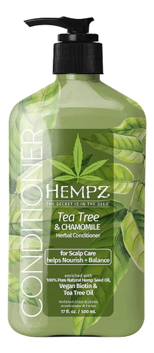 Hempz Кондиционер Hempz Здоровые волосы Чайное дерево и Ромашка-Tea Tree & Chamomile Herbal Conditioner