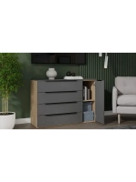 Комод для одежды Яблоня Беллуно 120х45х84 см