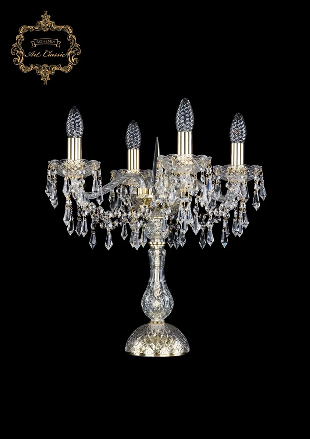 Декоративная настольная лампа Art Classic 12.23.4.141-45.Gd.Dr