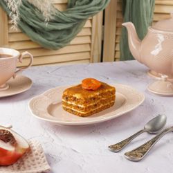 Блюдо овальное 24,8*18 см h2,9 см Aristocrat Peach Tea Noble [1]
