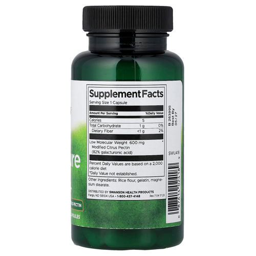 Swanson, PectiPure, 600 мг, 60 капсул