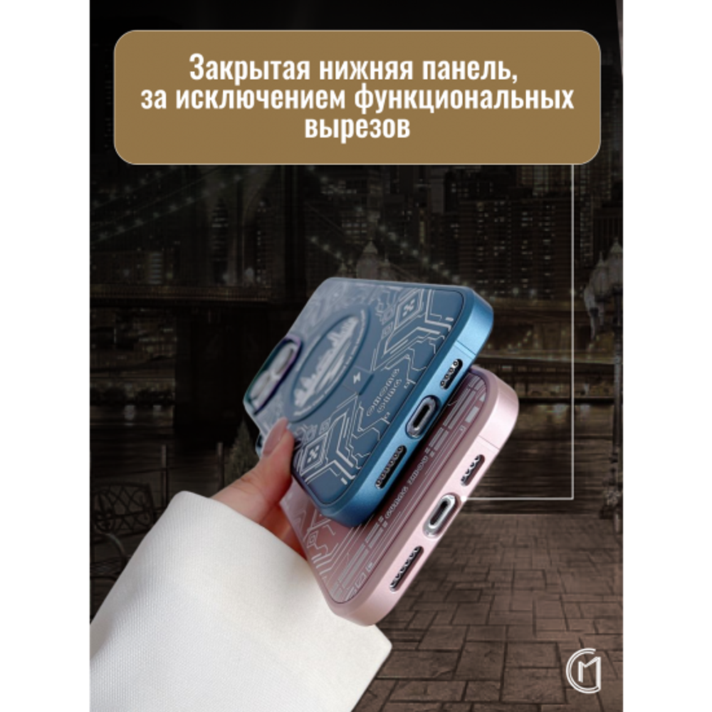 Чехол на iPhone 12 Pro Magnetic Case, 013140 Серый