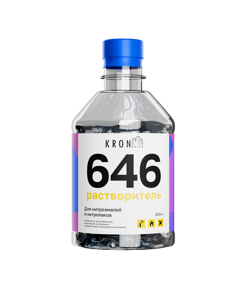Растворитель KRONbuild 646 0,5л ПЭТ