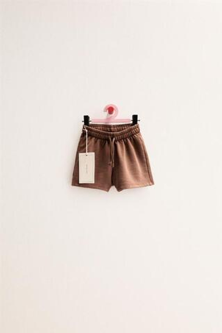 ZARA TIMELESS - ОДНОТОННЫЕ ШОРТЫ, ШОКОЛАДНЫЙ