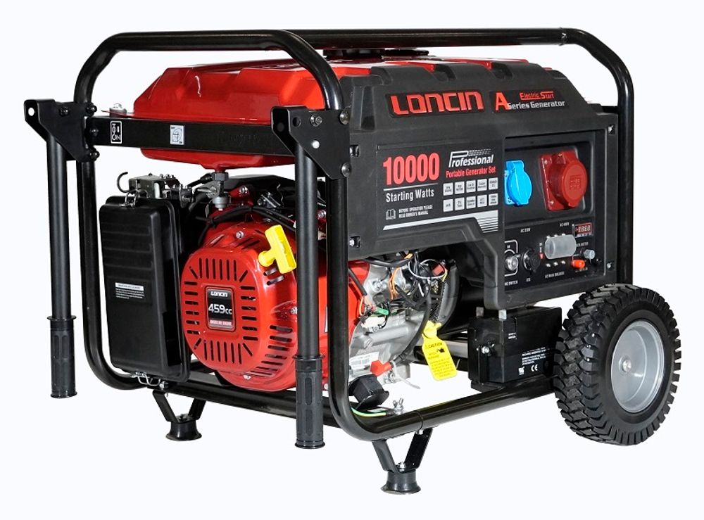 Генератор бензиновый Loncin LC10000D-AS - [8,5 кВт / 380V] трехфазный