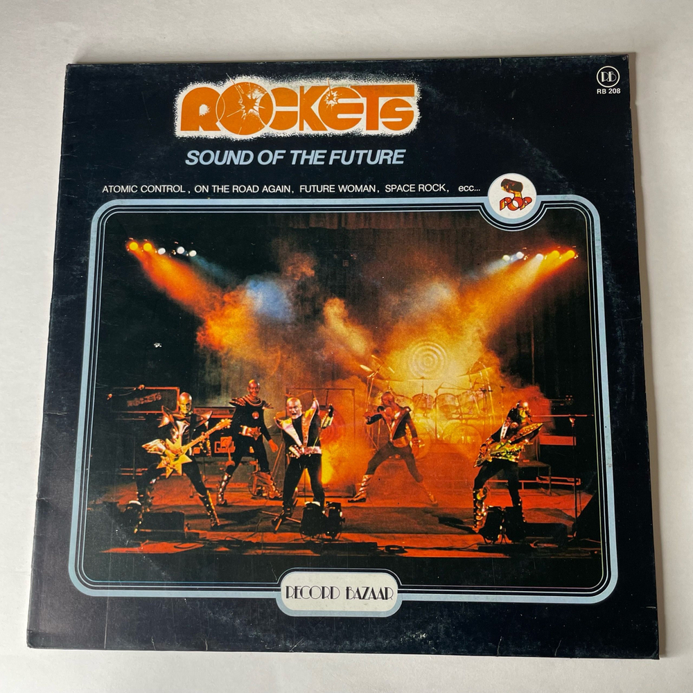 Винтажная виниловая пластинка LP Rockets Sound Of The Future (Италия 1979)