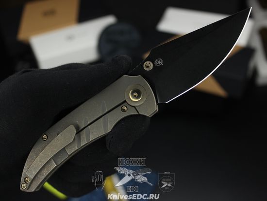 Нож складной WE Knife Riff-Raff WE22020B-1 сталь клинка CPM-20CV, рукоять титан