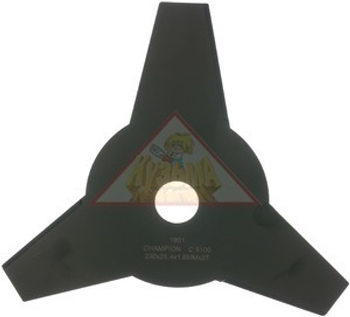 Нож Champion C5100 для триммера 3/230/25,4 (тип А) для жесткой травы (125R,235R,FS55,80,85,100,120,FR85,350,450)