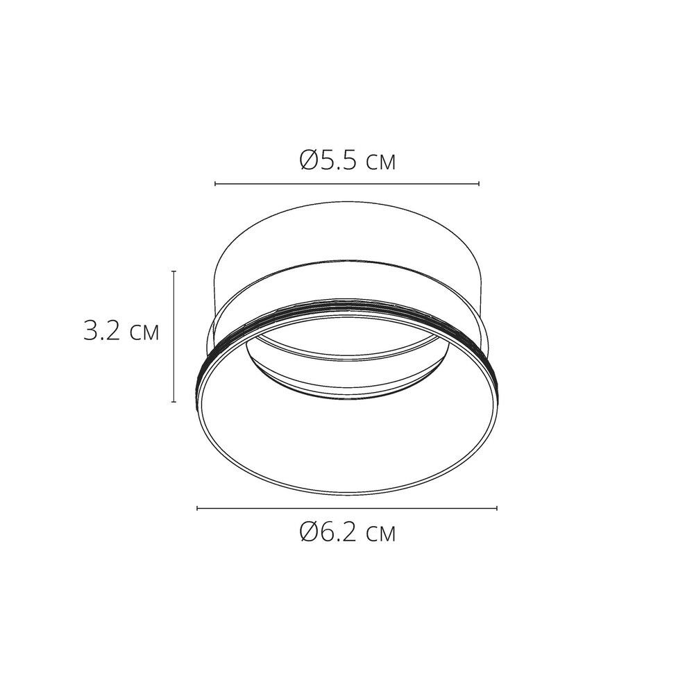 Декоративная рамка для безрамочного светильника Arte Lamp