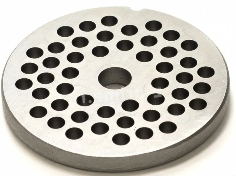 Решетка мясорубки большая Ф-62мм отверстия 4.5мм Zelmer Mulinex Redmond Kenwood