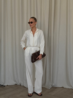 Брюки LINEN beige