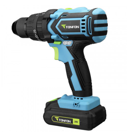 Дрель-шуруповерт аккумуляторная Xiaomi Tonfon 20V 2000 мАч Rechargeable Impact Drill 2020004