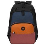 Рюкзак Grizzly, 32*45*23см, 2 отделения, 4 кармана, анатомическая спинка, черный-коричневый