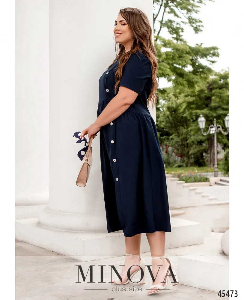 Платье 8-311-Синий Minova