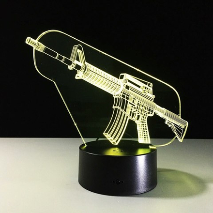 3Д-светильник "Винтовка М16"