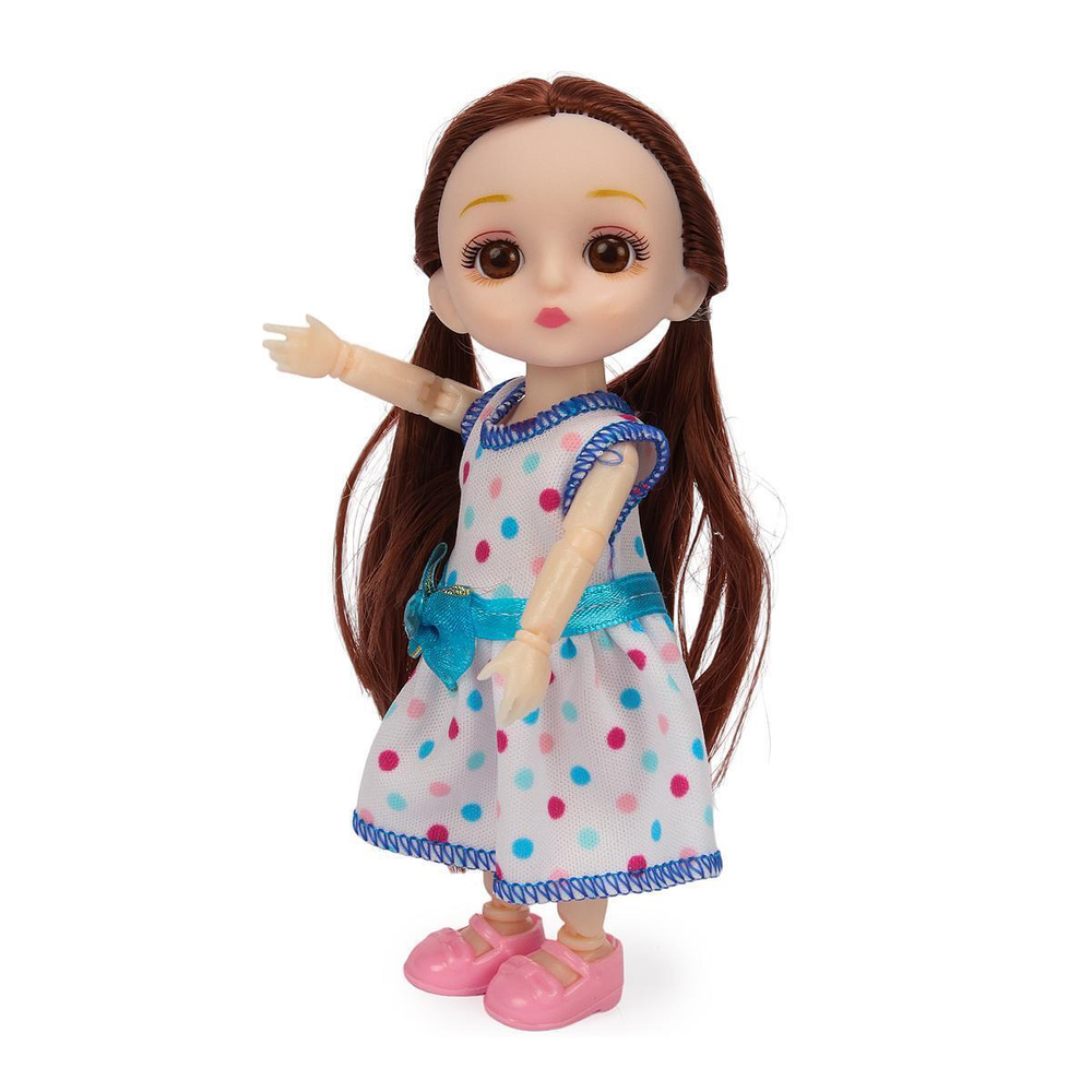 Кукла классическая 22см с аксесс., пакет 3396-37