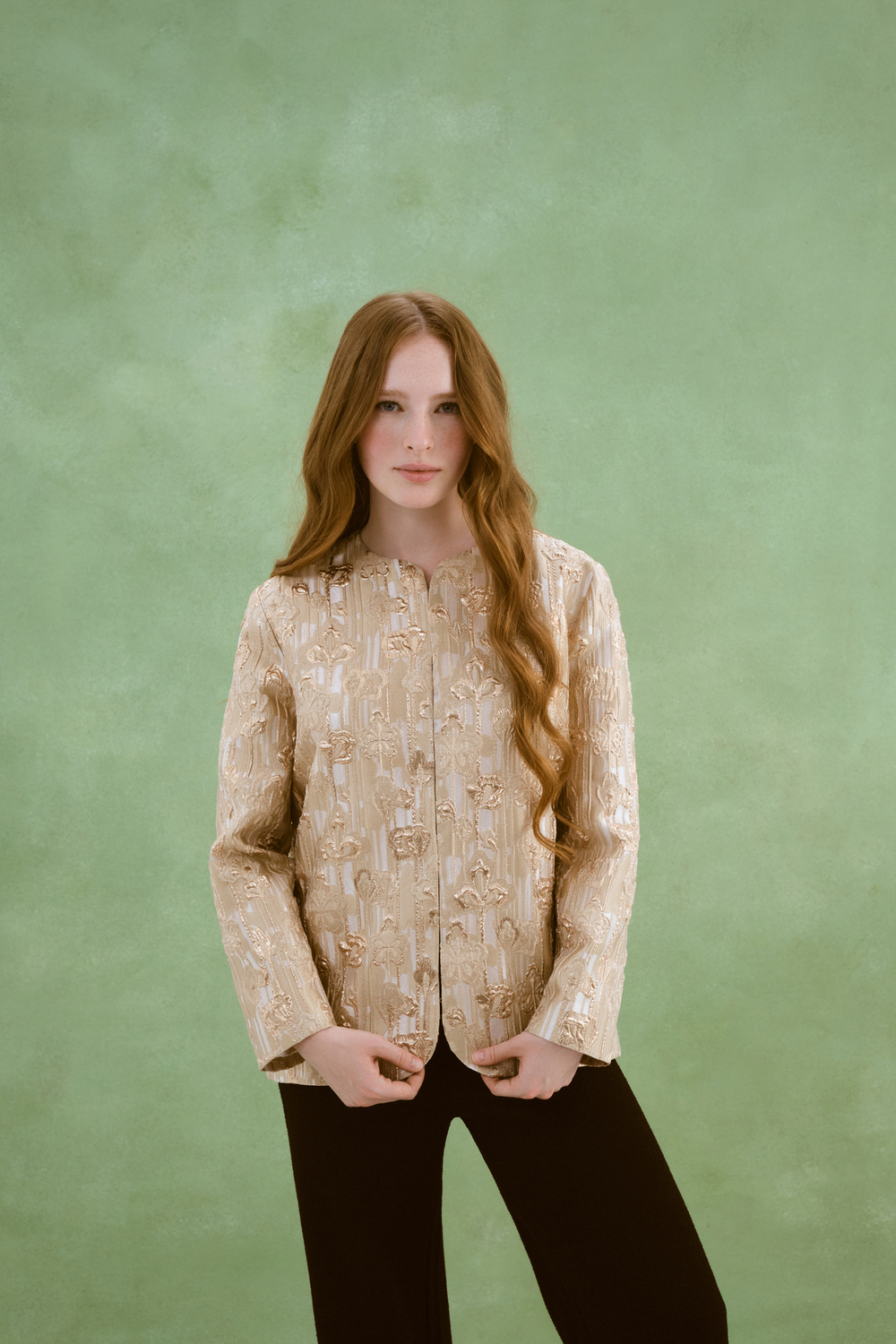 Gold clover jacket